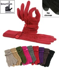 Gloves - SmartTips Gloves Knitted w/ Bottomed Wrist Band - GL-11KG026