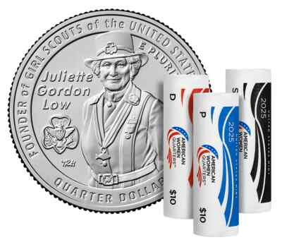 #ad 2025 PDS Juliette Gordon Low American Women Quarter 3 Coin Set $3.19