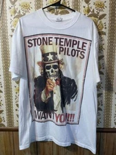 Vtg 2000’s Stone Temple Pilots We Want You Anvil Unisex T shirt Reprint KH11197