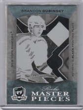 2007-08 THE CUP RC MP BLACK PRINTING PLATE 1/1 BRANDON DUBINSKY NM CON