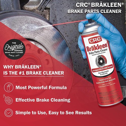 CRC 05089 Brakleen Brake Parts Cleaner Non-Flammable 1Lb 3 Oz Pack of 1 - Picture 5 of 5