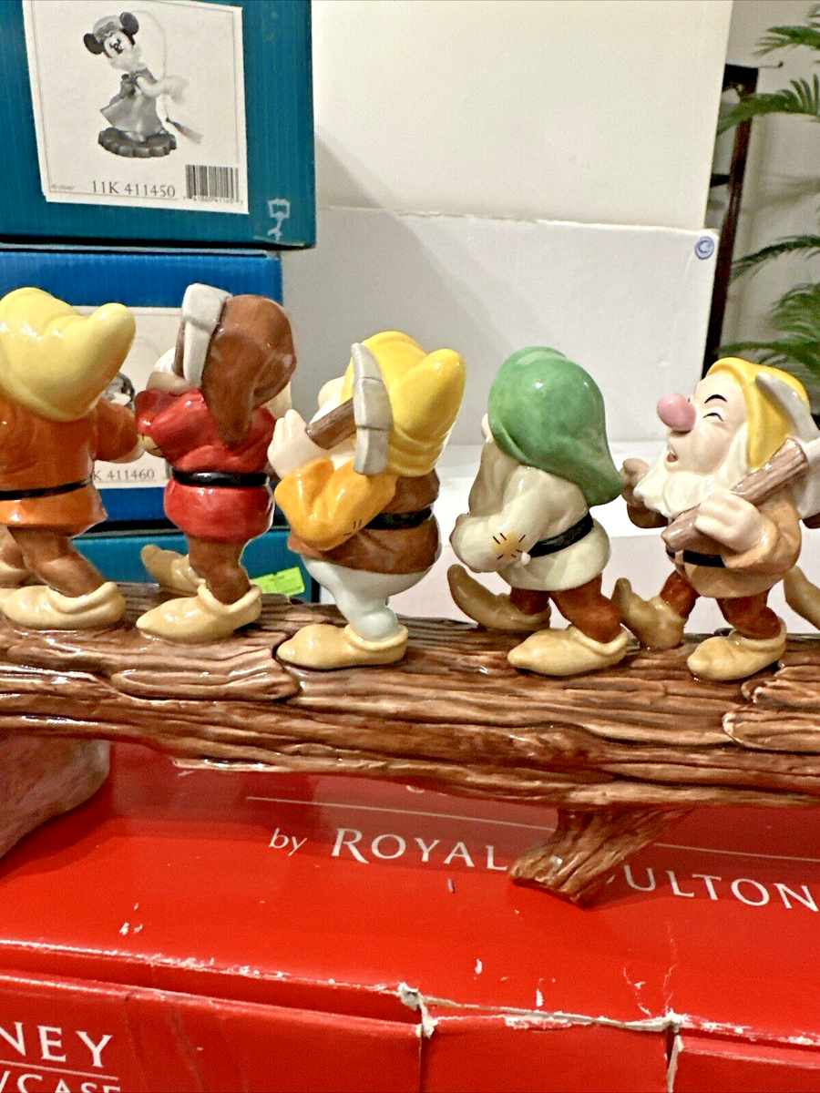 RARE Disney Royal Doulton Snow White Heigh-Ho SW31 L/E MIB RARE Disney Royal Doulton Snow White Heigh-Ho SW31 L/E MIB