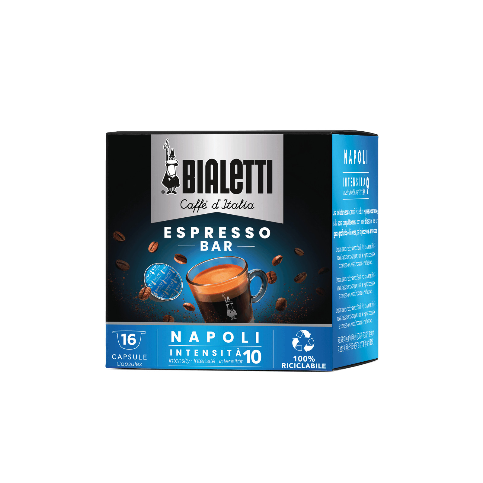 160 Capsule Bialetti Caffè Napoli per macchine Bialetti