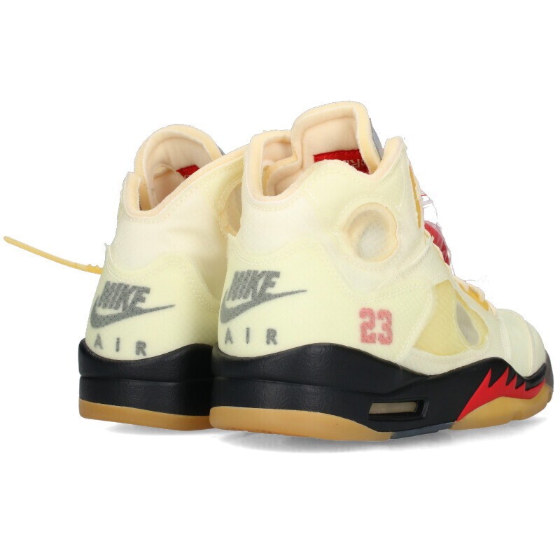 Nike Off White  AIR JORDAN 5 SAIL DH8565 100  27cm thumbnail 2