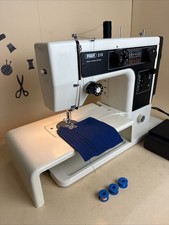 Nähmaschine Pfaff 213 Näht Jeans Seide Wolle Top ✅ 80W Motor mit Koffer !