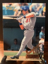 1996 Select National League Checklist #199 Mike Piazza LA Dodgers FREE SHIP