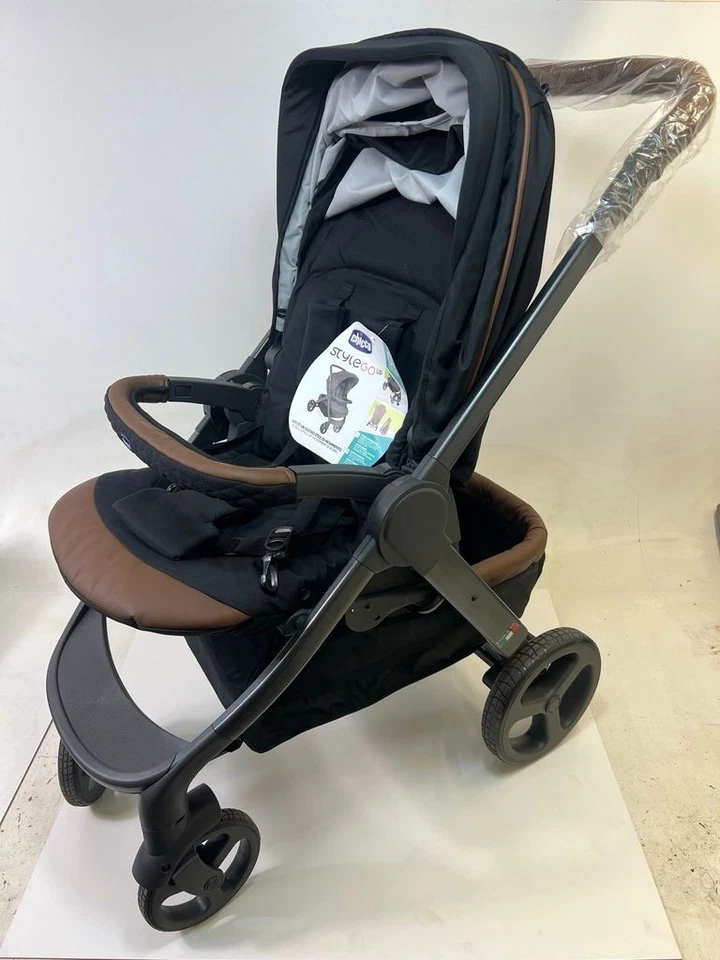 Chicco Duo Stylego Up Crossover Pure Black Kinderwagen Buggy 2in1 Kombi Kinder - Bild 3 von 4