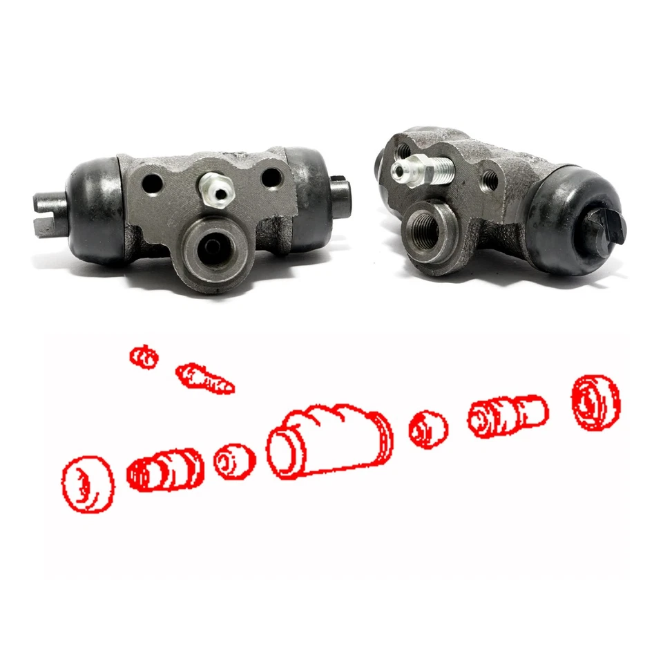 Fit Proton Satria Compact 3-Door C96 C97 1.3L 1.5L Rear Wheel Brake Cylinder Set - Image 4 of 4