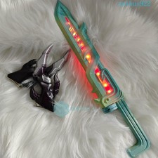 Arknights Yu Cosplay Props Horn and LED Light Up Sword Accessories Xmas Gift 1PC