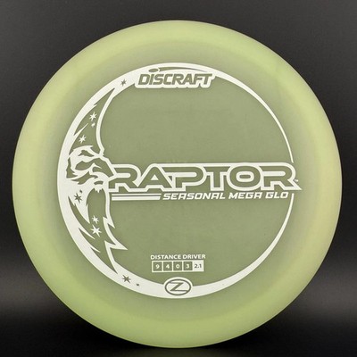 Discraft Mega Glo Raptor - Seasonal Glo