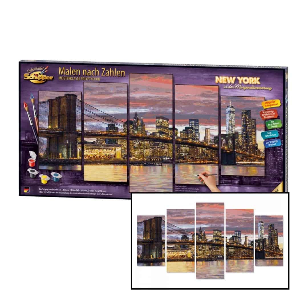 Painting by Numbers Schipper 132 x 72 cm - New York at dawn 609450806