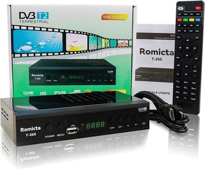 Romicta DVB-T2 Receiver & Cable Receiver DVB-C - H.265 HEVC FTA Full HD 1080P