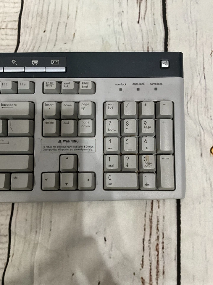 Vintage HP Keyboard KB-0228 Computer Keyboard - Image 4 of 4