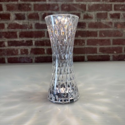 Modern Crystal Style LED Table Lamp USB-C Rechargeable Touch Lamp