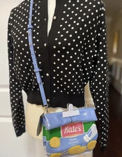 Kate Spade  Snack Time Potato Chip Bag Foldover Crossbody Bag Purse NWT