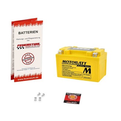 Batterie SYM Symphony 25, 2009-2012, MOTOBATT wartungsfrei (inkl 7,50 Pfand)