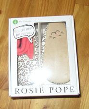 Rosie Pope Baby 4-9-12 Months Leopard Manmade Booties NIB CUTE
