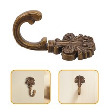 Wall Mount Vintage Hook: Decorative Retro Coat Hook - Zinc Alloy Heavy Duty