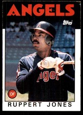 Ruppert Jones 1986 Topps #464 Angels MLB READ FREE SHIPPING AutographDen