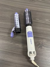 Conair CD160DR 2 Barrel 1.5 Curling Iron, Brush Blow Dryer Combo - WORKS