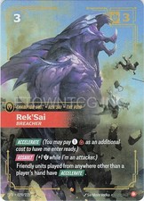 REK'SAI - BREACHER 029/221 EPIC SPIRITFORGED RIFTBOUND FOIL NM — live eBay listing