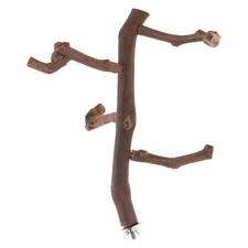 Bird Perch Parrot Stand Toy Pet Natural Standing Rod for Multiple BIRD for