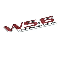 1Pc Reproduction Red Rear Bumper Emblem 1996-2002 Firebird Trans AM WS6