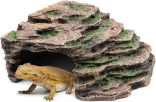 Large Reptile Hide  Step Ledge Cave Basking Platform for Reptiles
