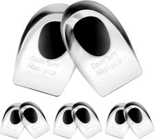 Heel Cups for Achilles Tendonitis Plantar Fasciitis - 6 Pack Gel Shoe Insert...