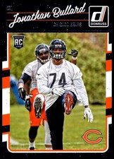 2016 Jonathan Bullard Rookie Panini Donruss Football RC #322 Chicago Bears