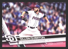 Dillon Overton San Diego Padres 2017 Topps Update Pink #US145 SN /50