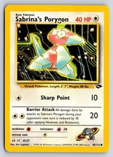 Sabrina's Porygon 98/132 Gym Challenge Pokemon Unlimited Ken Sugimori on eBay