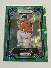 2024 Panini Prizm - Green Cracked Ice Prizm - Jonah Tong