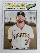 2026 Topps Heritage Deckle Edge Jared Jones #141 - Pittsburgh Pirates SP
