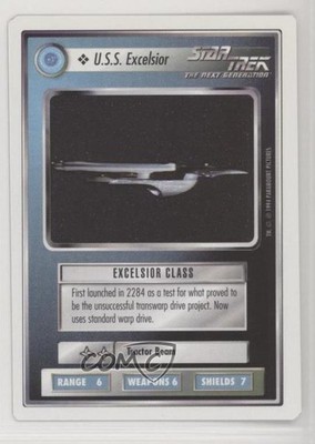 1994 Star Trek CCG: 1st Edition Premiere White Border USS Excelsior