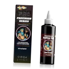 Professional Tattoo Ink - 8 fl oz 240ml Bottle  Intense, Vegan Black