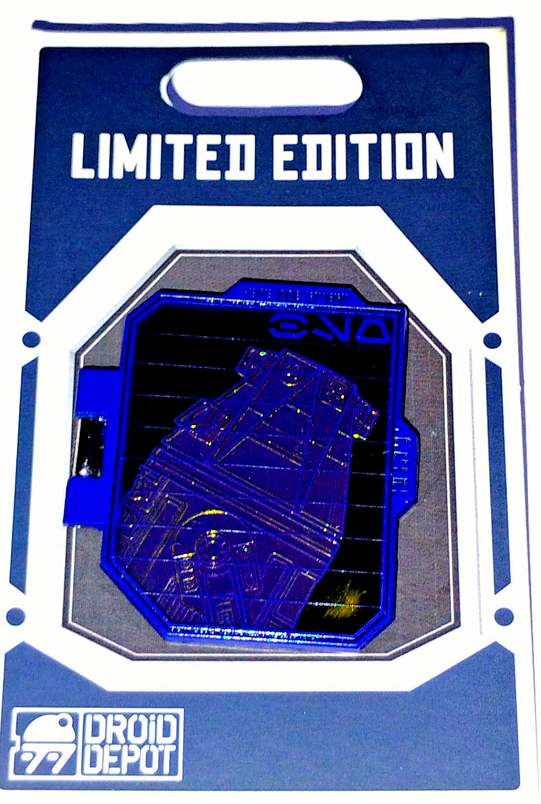 2019 DL RR4 Droid Schematic Star Wars Galaxy Edge “Purple R4 Droid  Pin # 144478