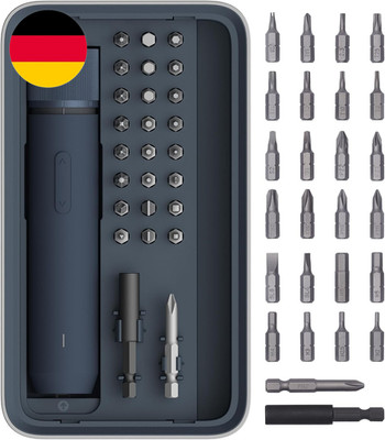 HOTO Magnetischer Elektrischer Schraubendreher Set Mit 25 Bits, Led-Licht, 3 Dre