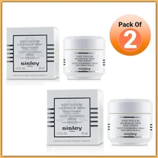 Sisley Velvet Nourishing Cream With Saffron Flowers 1.6oz / 50ml (Pack of 2)