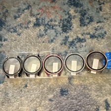 Simpesk JYC PC/Steel Bezel Case for Samsung Galaxy Watch 7 40mm - 5 Pack
