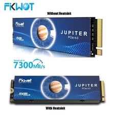 Fikwot M.2 NVMe SSD 1TB 2TB 4TB PCIe 4.0 SSD Hard Drive With Heatsink For PS5 PC