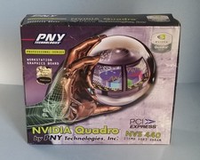 PNY Quadro NVS 440 VCQ4440NVS-PCIE-PB 256MB GDDR3 PCI Express x1 Video card