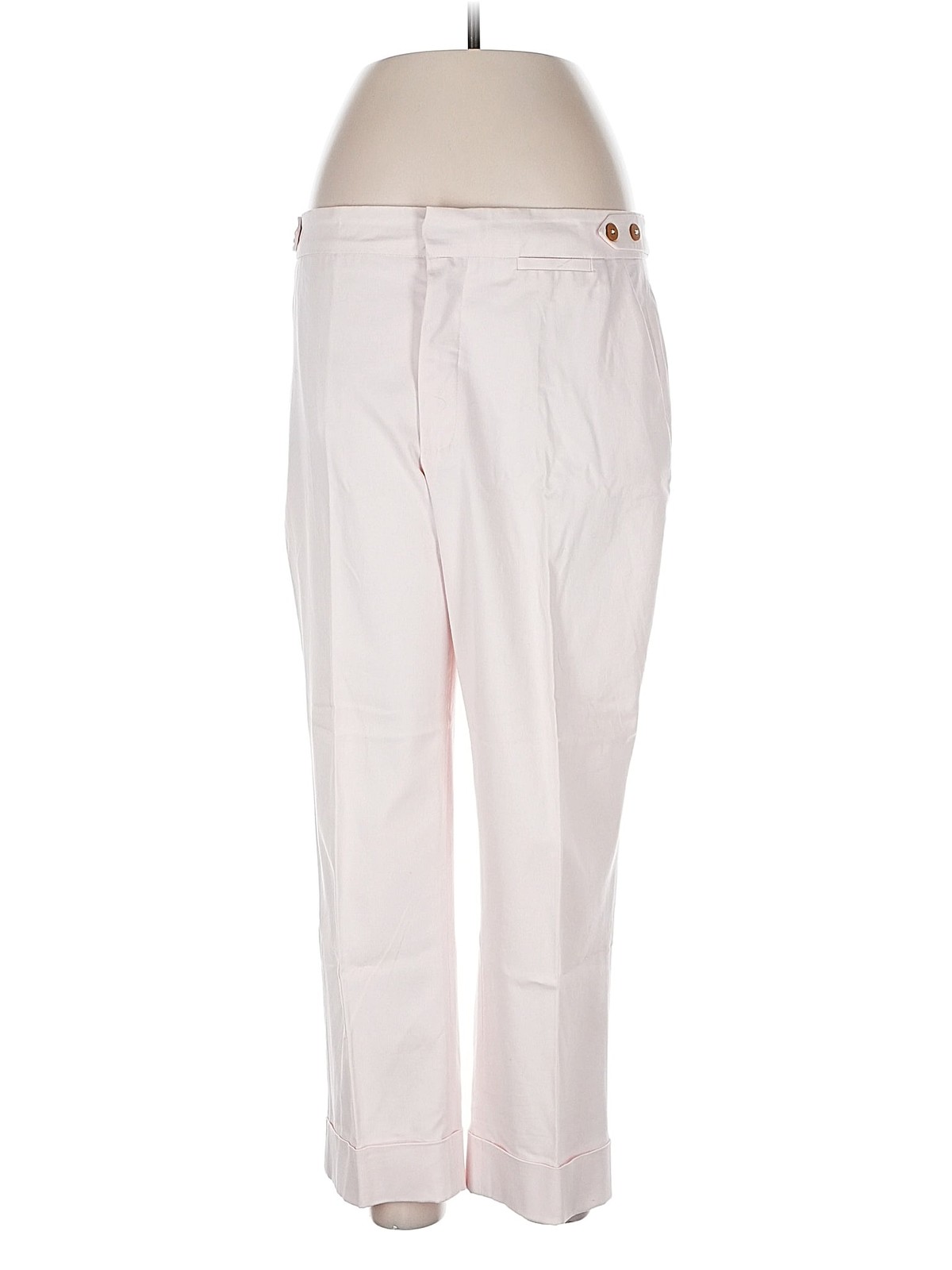 Zara Basic Women Ivory Casual Pants L