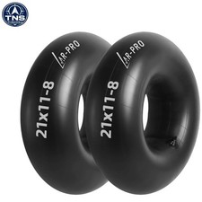 2 Pack ATV Inner Tubes 21x11-8 22x11-8 with TR6 Metal Valve Durable Butyl Rubber