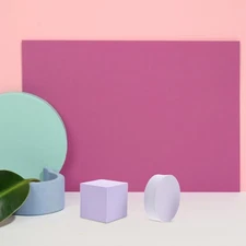 4 Pcs Polystyrene Arts Supplies Craft Foam Modeling Geometric Cube Prop