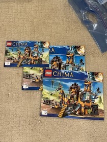 LEGO Legends of Chima The Lion CHI Temple (70010) 1258 pcs w/Box 100% Complete