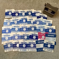 Huge Lot View-Master Lot w Viewer  30 Reels National Parks Travel Popeye Vtg