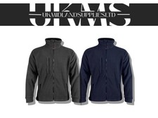 Warrior Fleece Jacket Premium Material Polyester Warmth Zip Up Collar Outdoor