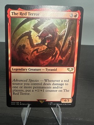 The Red Terror Universes Beyond: Warhammer 40000 Regular plus 4 more cards