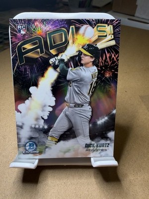 2025 Bowman Chrome Adios Refractor Nick Kurtz Athletics RC Rookie